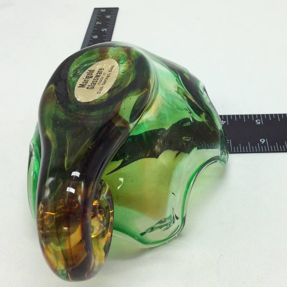 Art Glass Dish by Marigold Glassware Co. - Picture 6 of 7